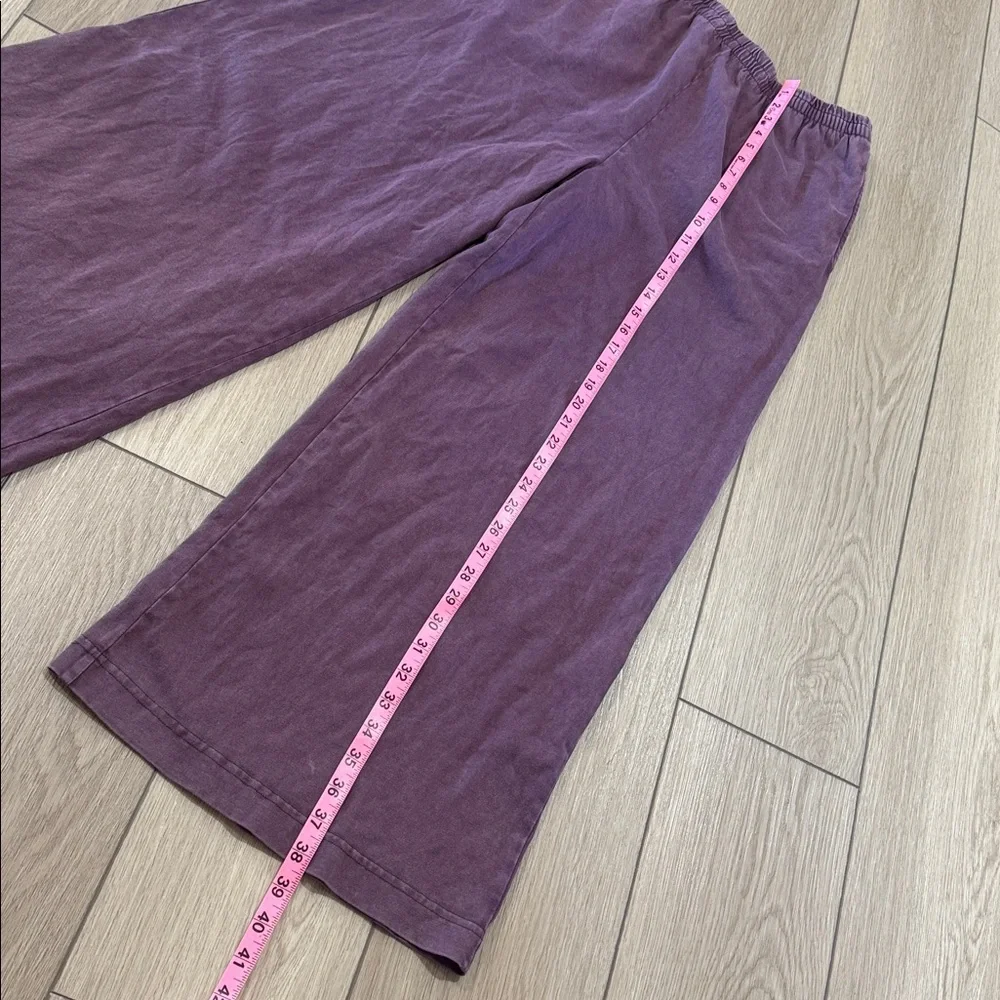 Z Supply Scout Wide Leg Pants in Plum - Picture 6 of 9